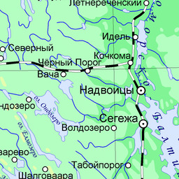 Карта-схема: Республика Карелия